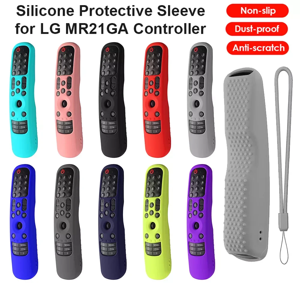 

For LG MR21GA / MR21GC Smart TV Remote Control Protective Case Shockproof Durable Silicone Cover Drop-Proof Shell