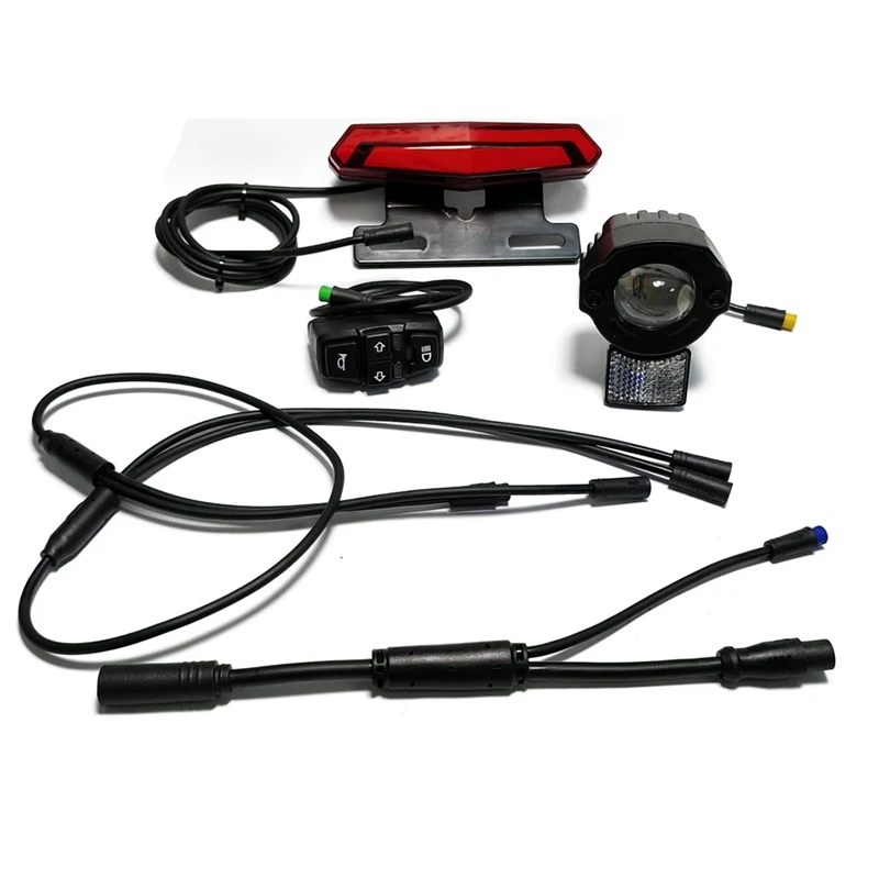 

9W Big Power Headlight&With Horn Waterproof Multi-Function Switch For Bafang BBS01 BBS02 BBSHD Mid Drive Motor E-Bike