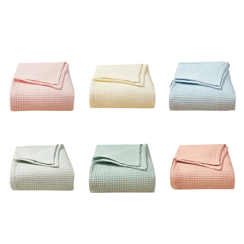 

Bedding Blanket for Toddlers 0-2Year Waffle Cotton Mom Feeding Cover Bath Towel