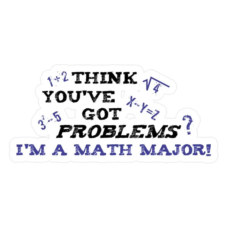 

Забавная математическая мажорная маленькая вырезанная наклейка для ноутбука забавная машинка милое мультяшное искусство модный общественный чемодан