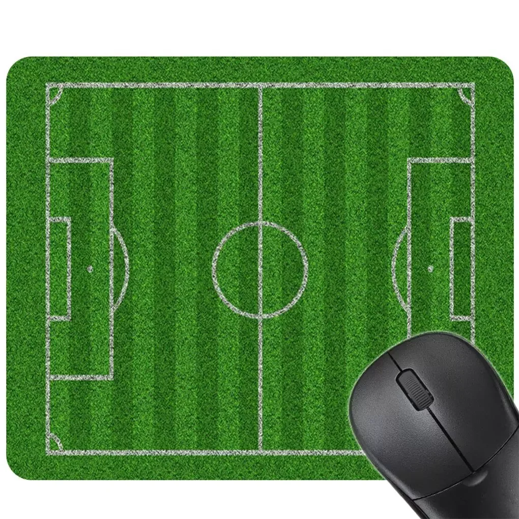 

2022New Soccer Field Gaming Mouse Pad Mat Men Boys Football Theme Mousepad Soft Rubber Home Office Universal Mice Mouse Pad