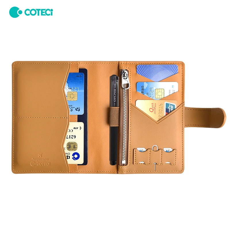 COTECi Женский Кошелек Из Искусственной Кожи Компактный Держатель Для Карт С