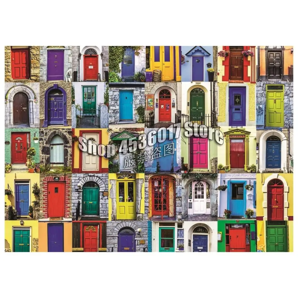 

Diamond Embroidery Scenery Cross-Stitch Doors Of The World 5d Diy Diamond Painting Kits Mosaic Pictures Needlework Home Decor