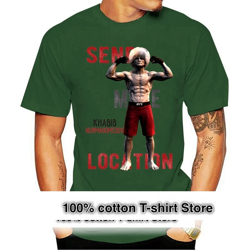 Send Me Location Khabib T Shirt Khabib Nurmagomedov U 2021 Top