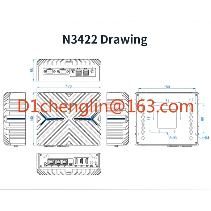 11TOPS NPU 14-го поколения Super 5 125U 7 155U Win11 Pro 4K 3HD мини-компьютер с искусственным