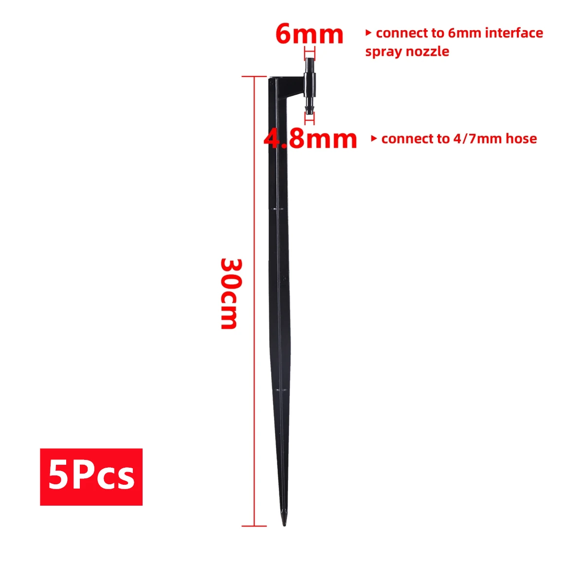 

Кронштейн для форсунок 6 мм 5/50 шт.