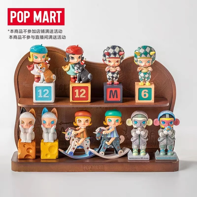 

Original Pop Mart Molly Classic Sculpture Series Blind Box Toys Model Confirm Style Cute Anime Figure Gift Surprise Box