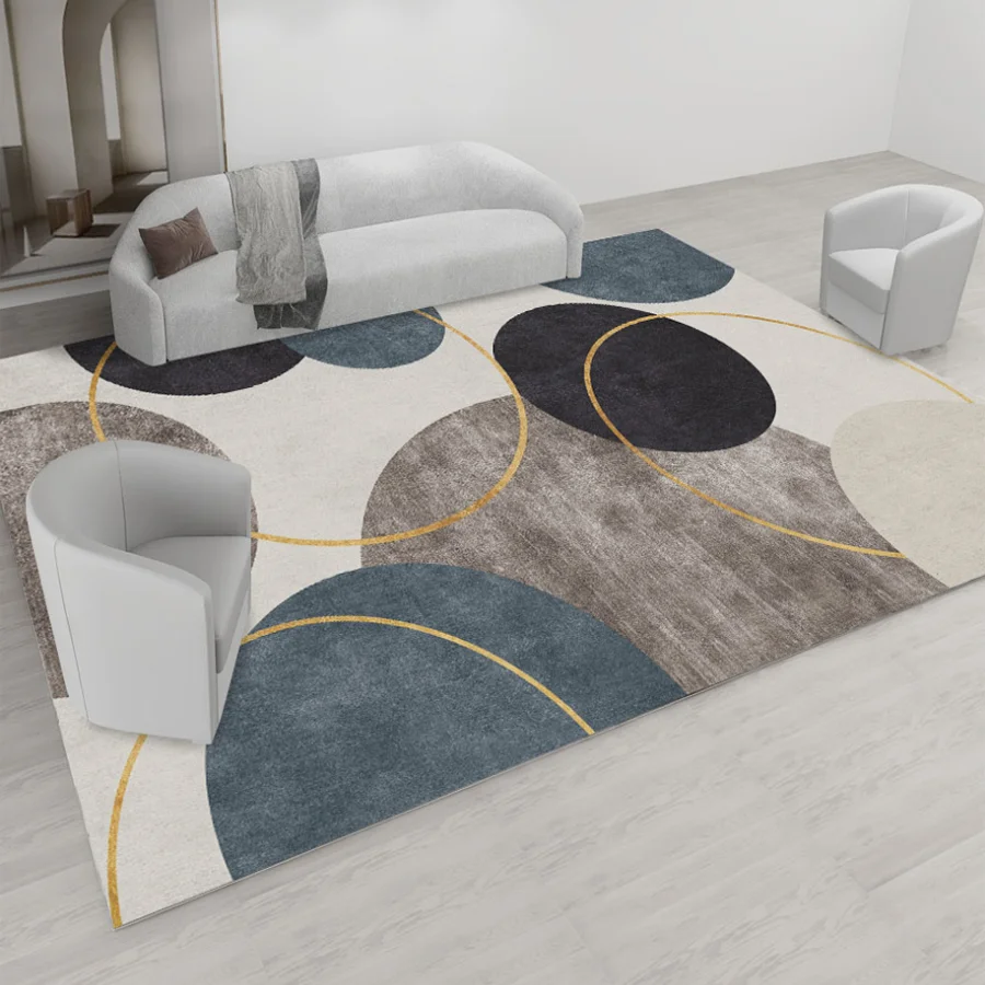 

Геометрические декоративные ковровые покрытия для гостиной в скандинавском стиле искусство для комнат, спальни, напольный коврик, мягкие Противоскользящие коврики для зала дома