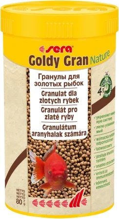 Sera GOLDY Gran корм для золотых рыб в гранулах 250 мл. 80 г. | Дом и сад