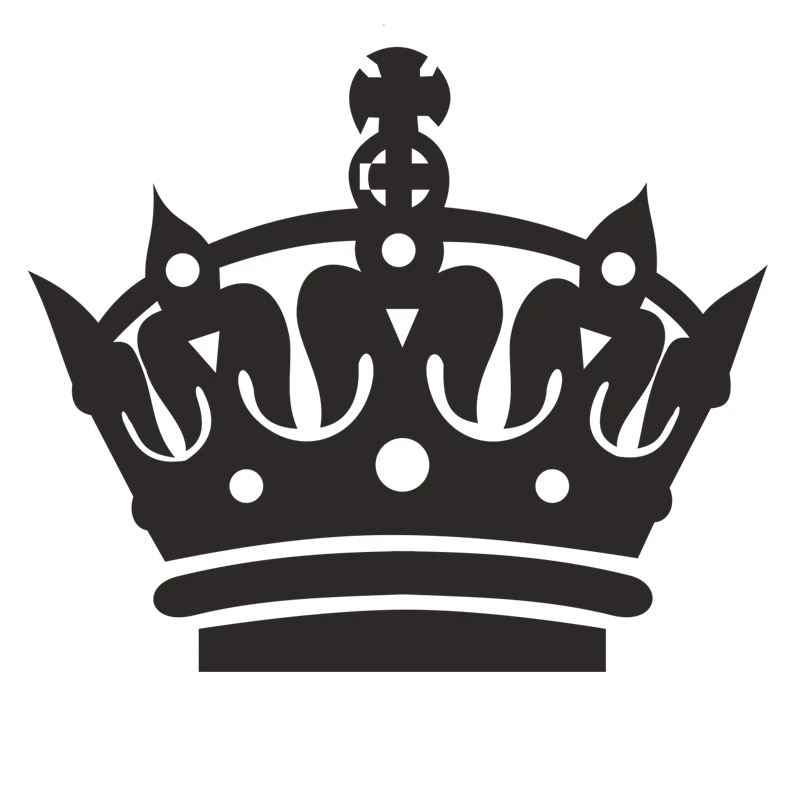 

40301# Die-Cut Vinyl Decal Crown Car Sticker Waterproof Auto Decors on Car Body Bumper Rear Window