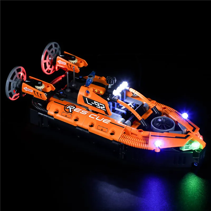 

Детский конструктор со светодиодной подсветкой, набор строительных блоков 42120 (модель в комплект не входит), игрушки для детей, подарки, фильм MOC DIY