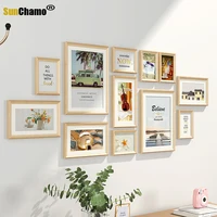 Sunchamo European Photo Frame Photos Wall Hanging Cardboard Mounting Picture Living Room Enlarged 177x72CM Home Decoration Gifts