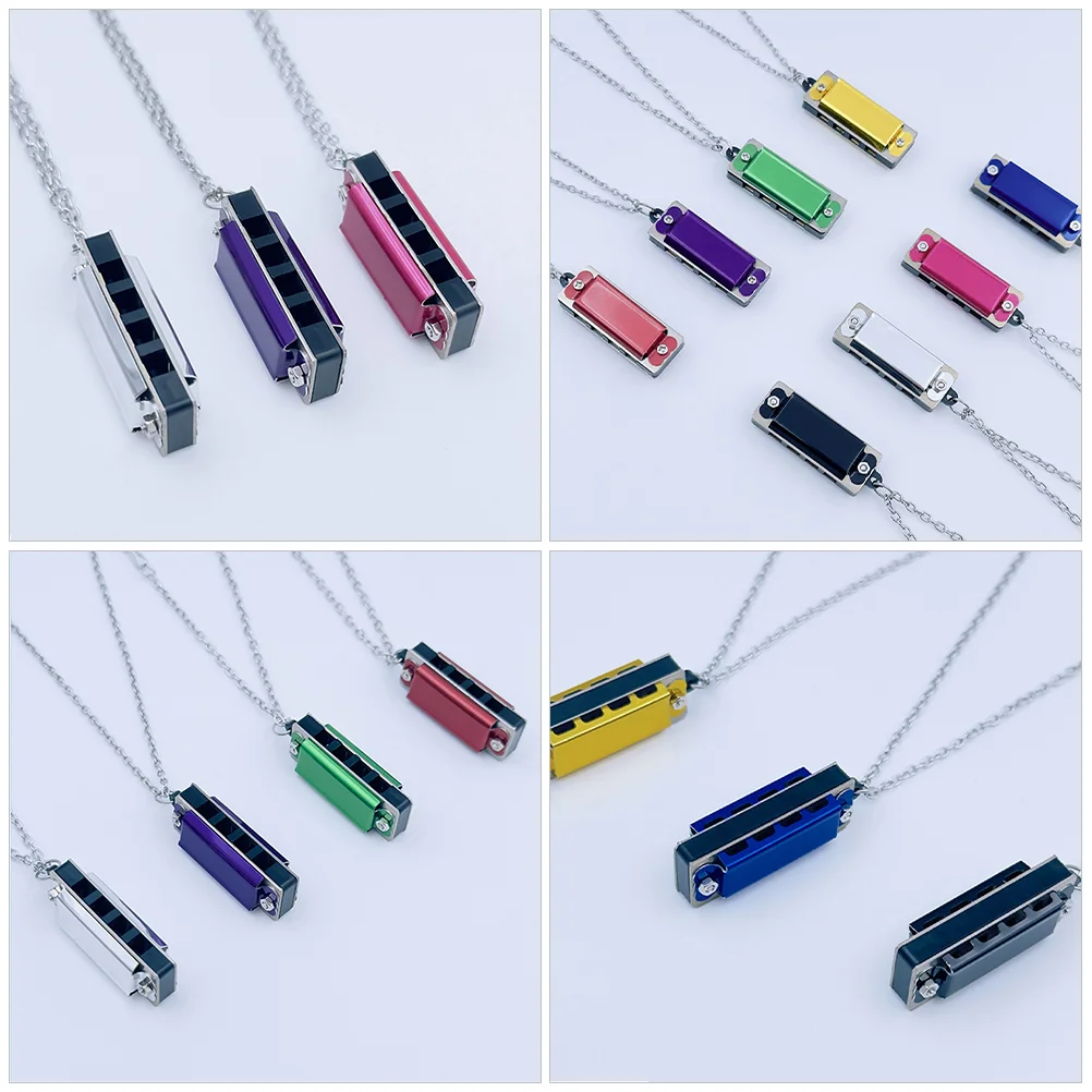 Ожерелье с инструментом губная гармошка для учащихся начальной школы детская