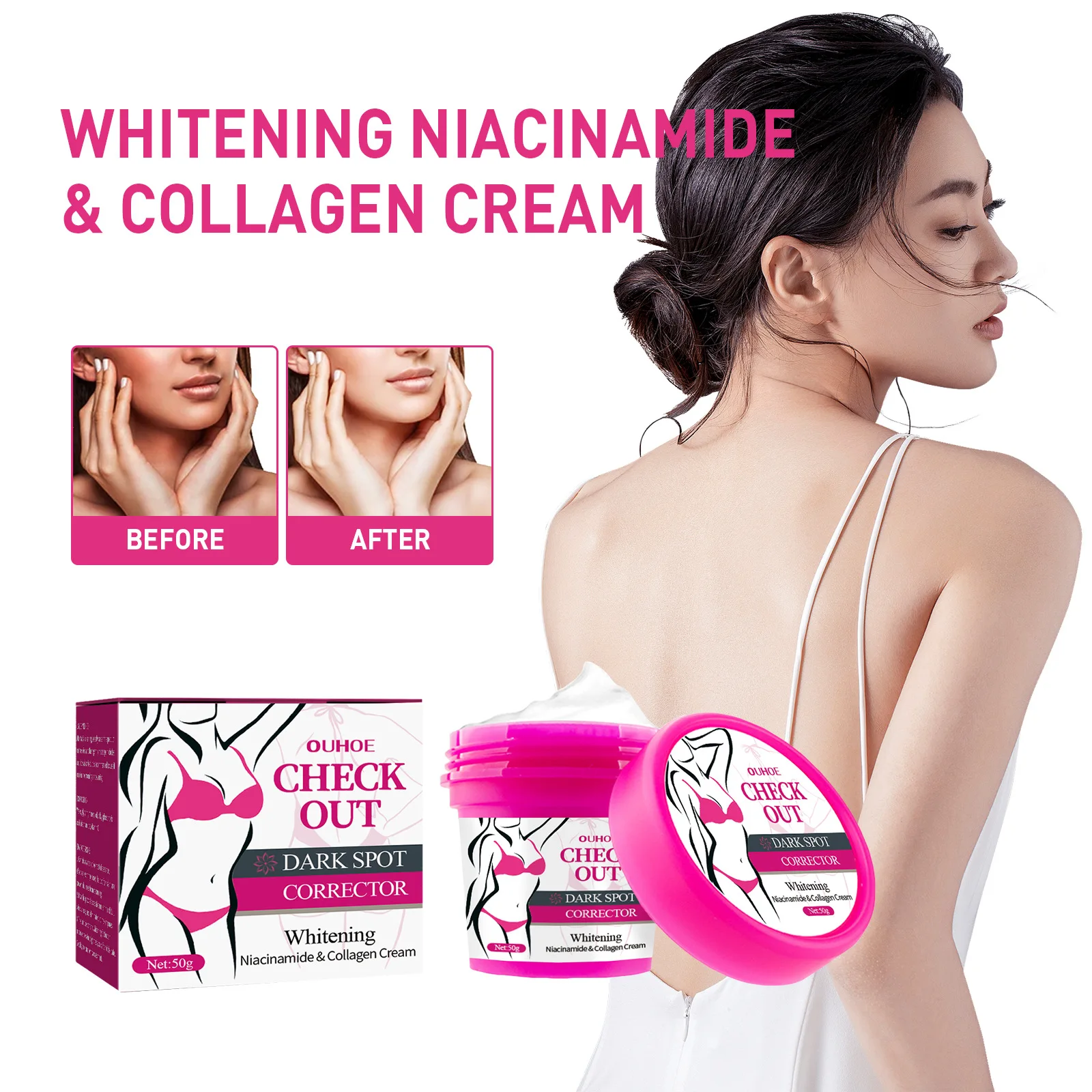 

Body Face Whitening Cream Underarm Armpit Knee Dark Skin Bleaching Cream Private Part Improve Dull Nourish Brighten Skin Lighten