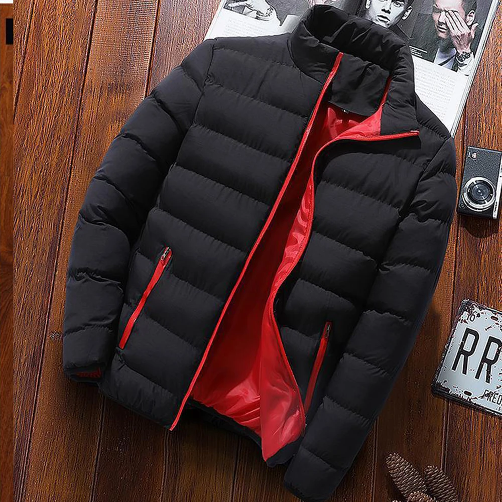 Covrlge Men's Padded Thick Loose Casual Padded Jacket Tide Brand Winter Versatile Handsome Warm Padded Padded Clothes MWM135