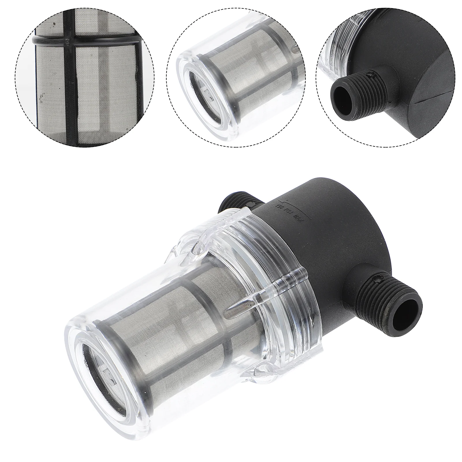 

1Pc Lightweight Practical Pump Filter Pipe Filter Pipe Mesh Strainer