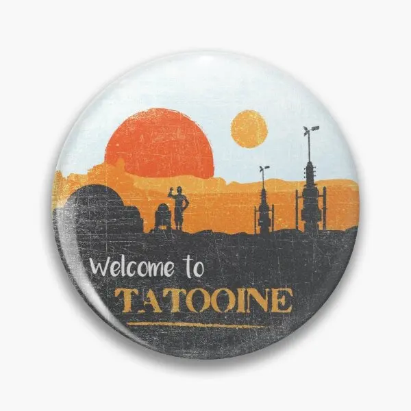 

Добро пожаловать в Tatooine настраиваемая мягкая булавка для пуговиц ювелирные изделия модная женская декоративная одежда Забавный креативны...