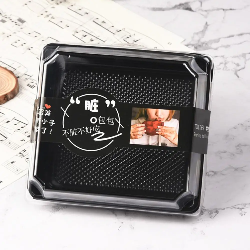 

50 Sets Bread Container Practical Portable Waterproof Food Grade Pastry Box for Wedding Dessert Box Moon Cake Box