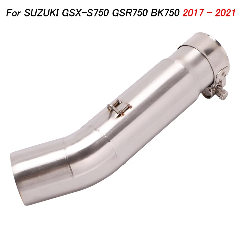 Выхлопная труба для мотоцикла среднее соединение выхлопная труба для SUZUKI GSX-S750 GSR750 GSX S750 750 BK750 BK 750 2017 - 2020 2021