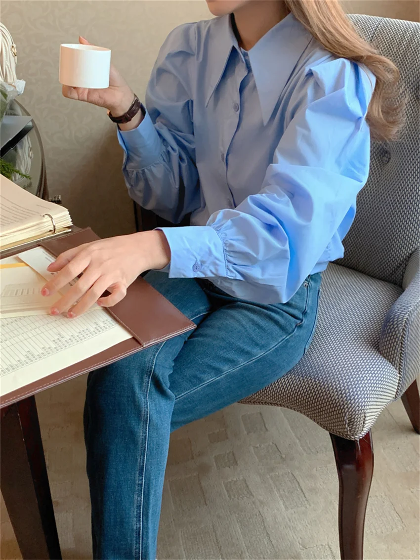 Alien Kitty повседневные однотонные рубашки женские элегантные офисные новые