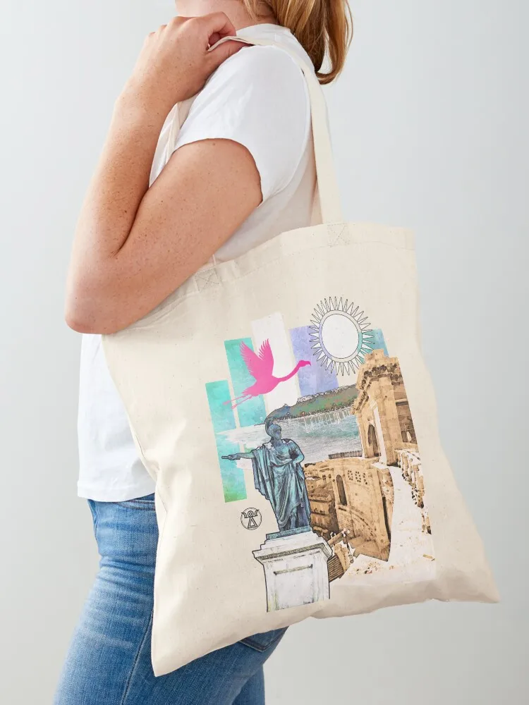 Cagliari - Sardinia Sardegna Karalis Tote Bag Холщовая сумка на плечо женская Тканевые сумки экран