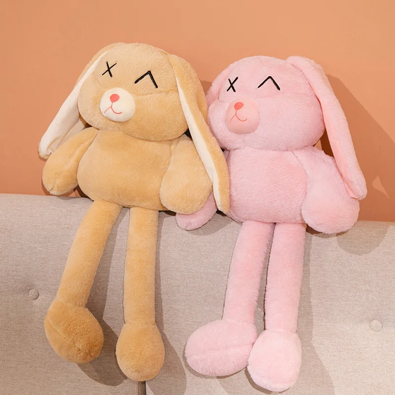 

High Quality Soft Long Legs Bunny Plush Doll Cartoon Animals Rabbit Plush Doll Pillow Decoration Birthday Gift