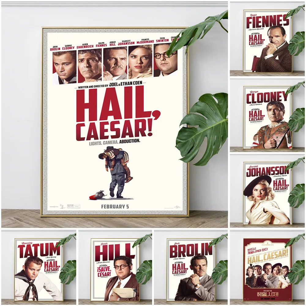 

Hail Caesar Drama Comedy Movie Print Art Poster Film Wall Picture Video Room Cinema Canvas Painting Decor