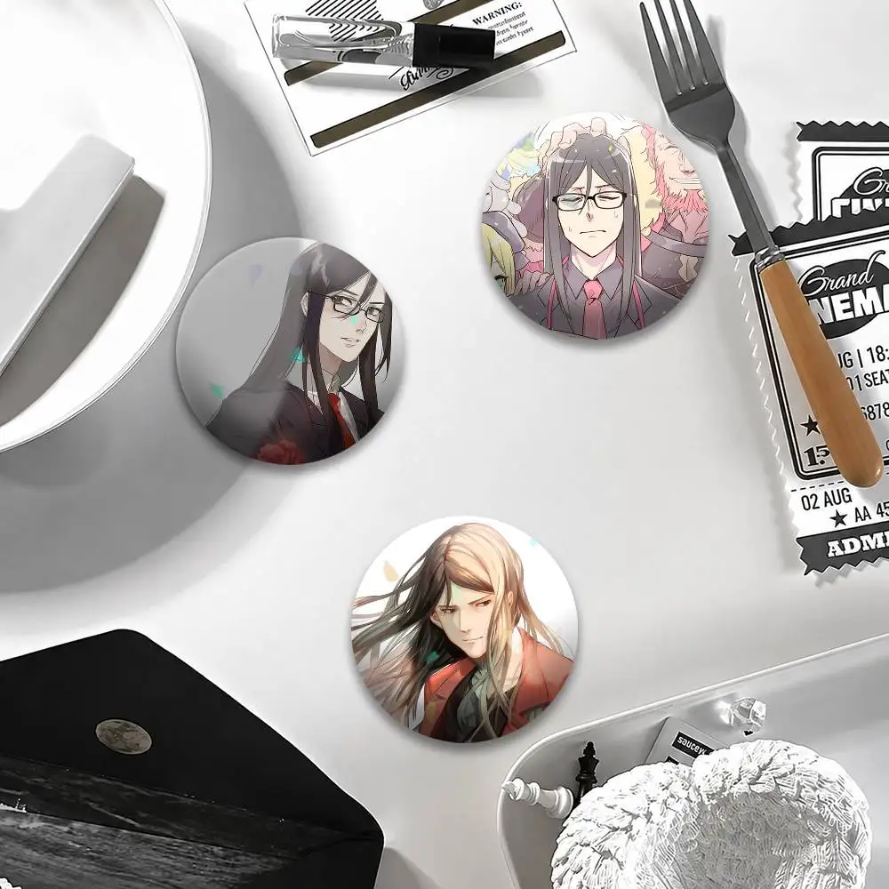 Фото Значки-пуговицы Lord El-Melloi II Case Files Waver из вельвета, декор для рюкзаков и одежды, броши, значки, украшения, подарки для детей №2
