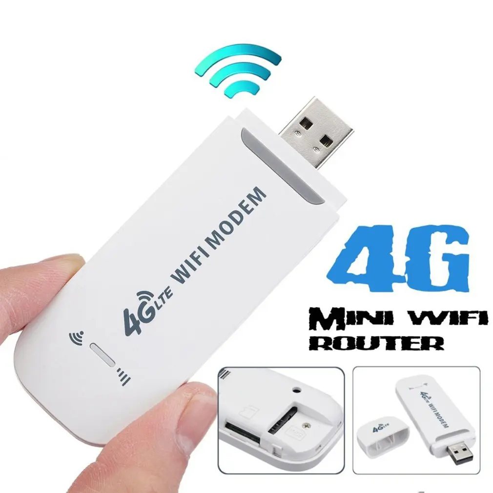 

Портативный автомобильный Wi-Fi роутер 4G LTE Hotspot Мбит/с, беспроводной USB-модем, SIM-карта, разблокированный