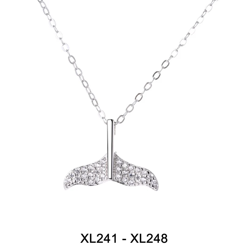 

Женское колье из серебра 925 пробы, с фианитом