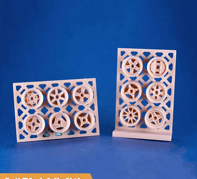 

1/64 Resin Display Wall Hub Rack Scene Garage Accessories Unpainted White Model