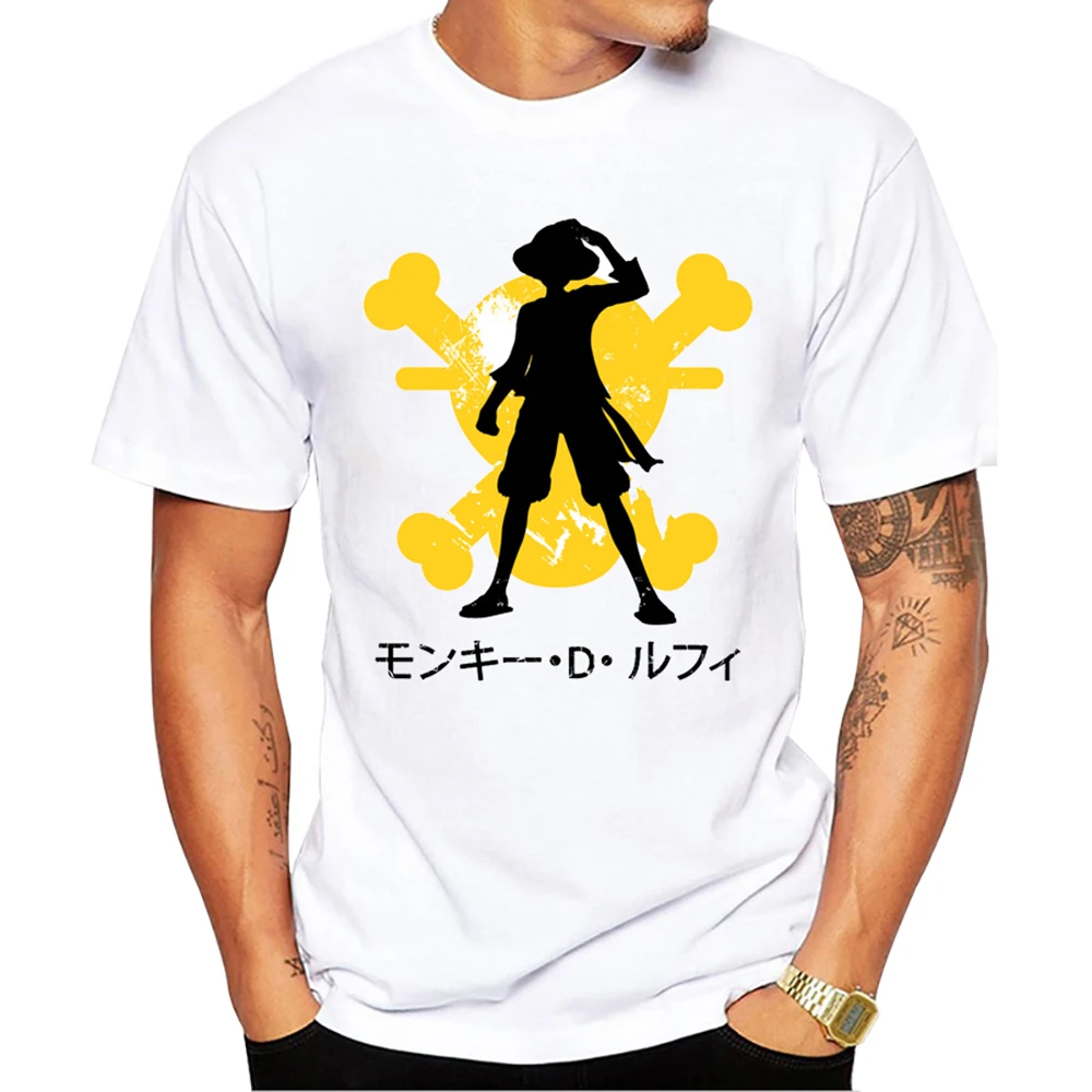 

2022 Men's New Japanese Anime Design T-Shirt Cool Cartoon Printed Tops Tee