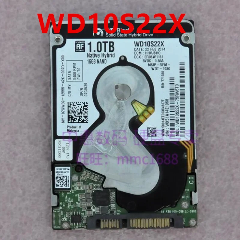 

Original 90% New Hard Disk For WD 1TB SATA 2.5" 5400RPM 32MB Notebook HDD For WD10S22X 2060-771980-001
