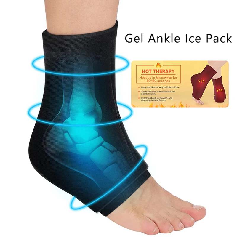 Многоразовый пакет со льдом для ног подошвенного фасциита охлаждающий носок