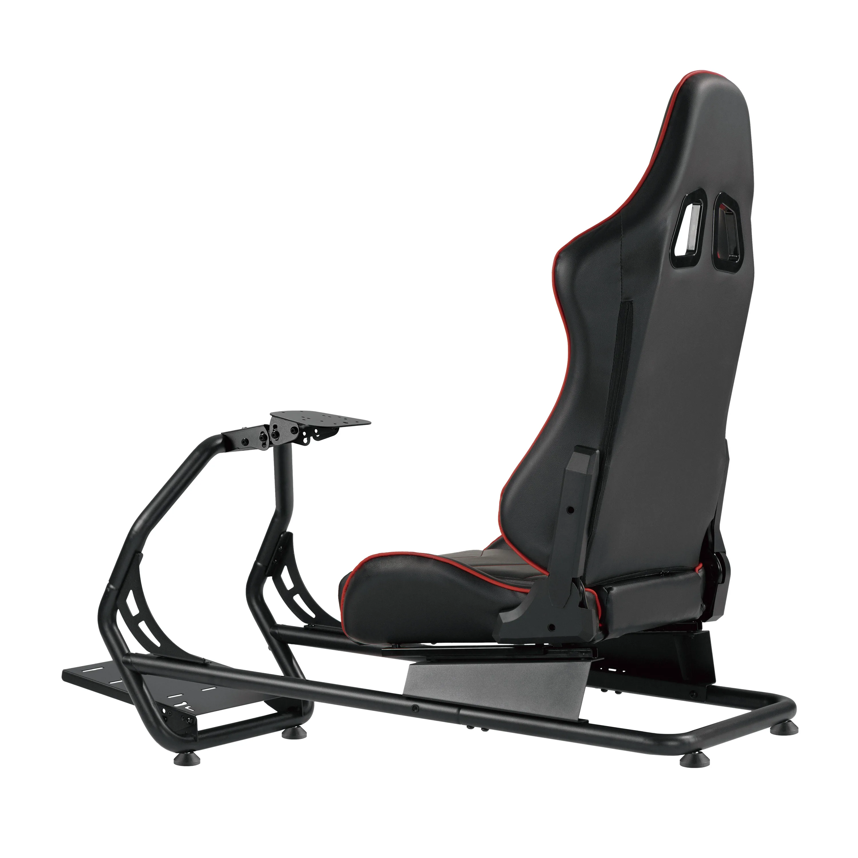 Фото Игровое кресло-симулятор LRS03-BS Classic Simulator Cockpit Racing Seat от производителя Sim Rig с подставкой для педалей и руля, совместимое с Fanatec. №5