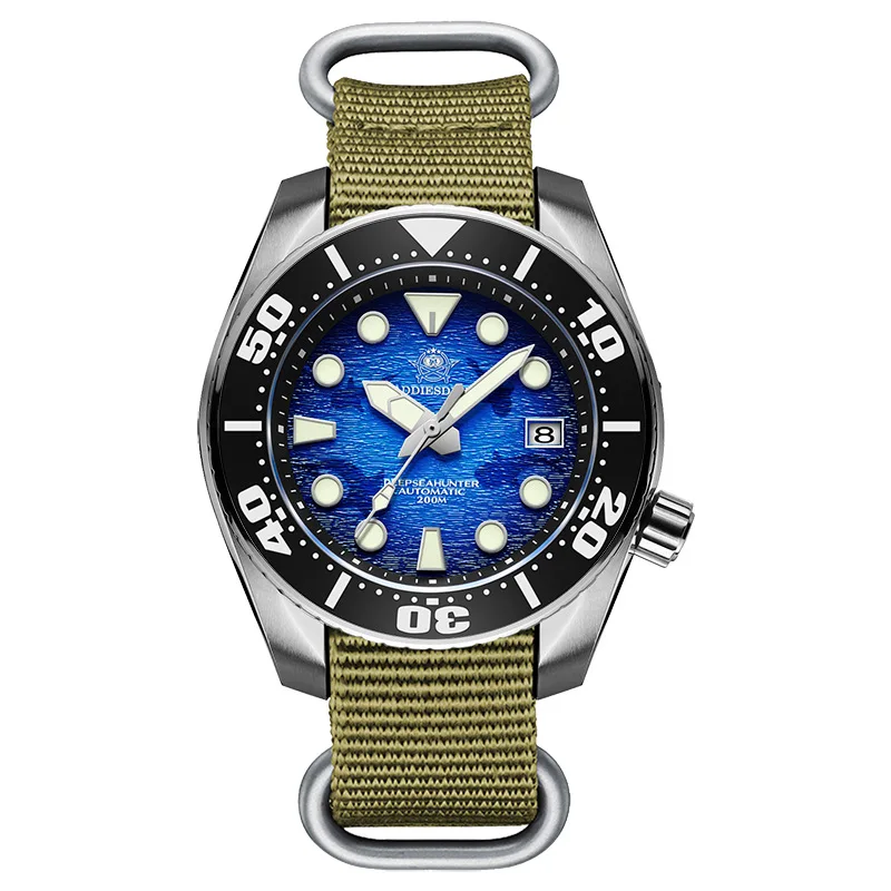 

AD2102 Addies New High end Fully Automatic Mechanical Watch Men's Luxury Diving Watch Precision Movement NH35 Watch