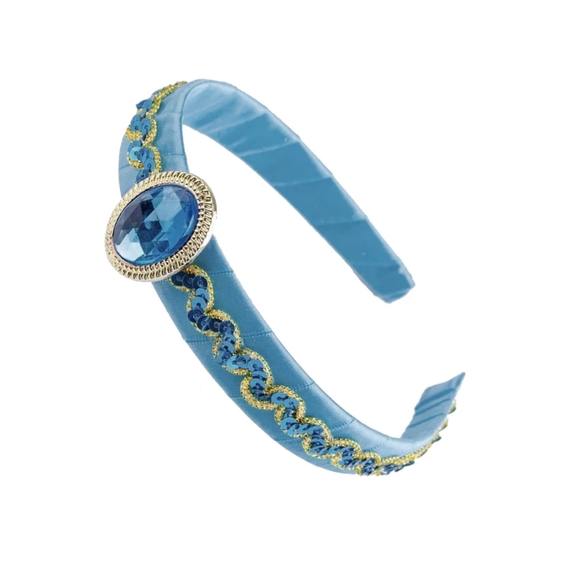 652F повязки для волос с изображением арабской принцессы косплея повязка на голову