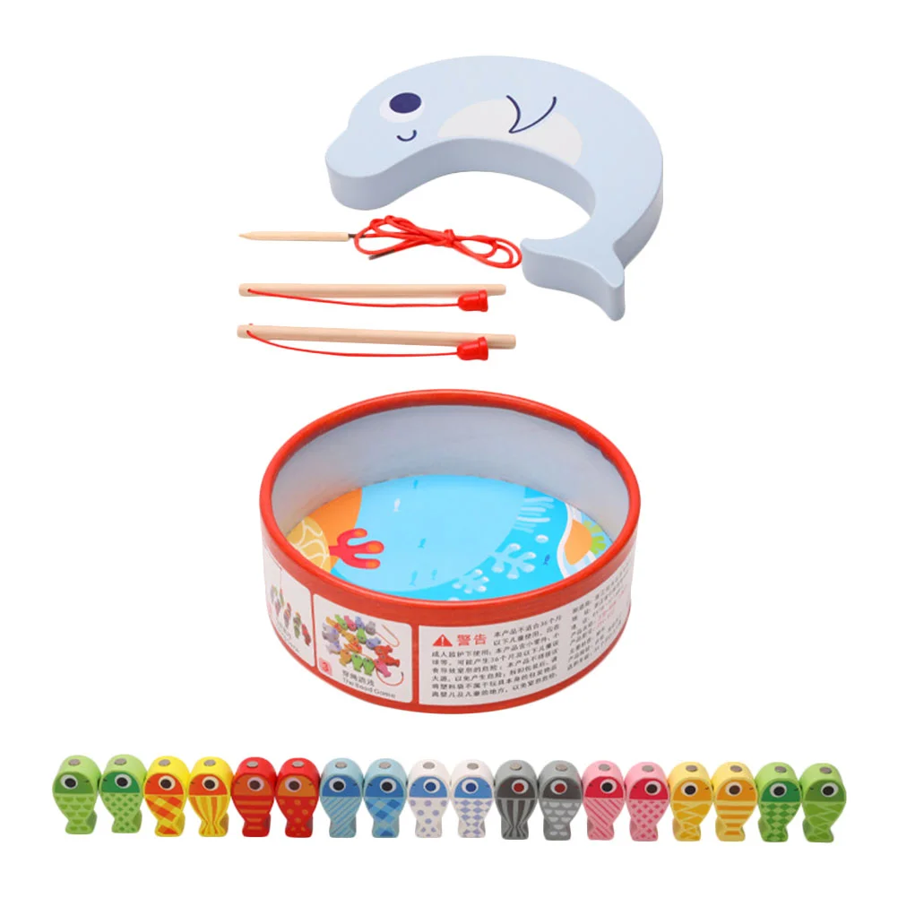 

1 Set of Children Fishing Game Toys Multi-function Block Building Toys Educational Toys
