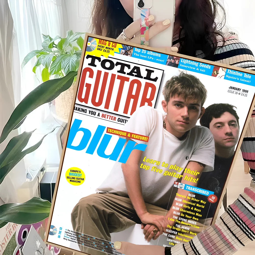 Аниме Рок-звезда B-blur Плакат Наклейка Современный Стиль Клей Настенное Искусство