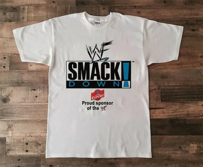 Лучшая популярная рубашка 90-х Smackdown Molson экспорт борьбы размер от s до 2XL лучшая