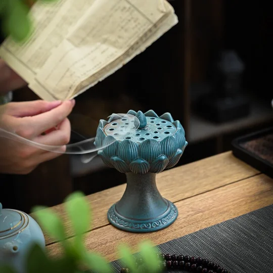 Керамические горелки для благовоний TANGPIN Lotus современный Ловец спа-медитации Yoya