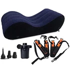 Надувной диван, эротическое кресло для любви, Эротическая Подушка-подушка для взрослых, напольные воздушные диваны с наручниками