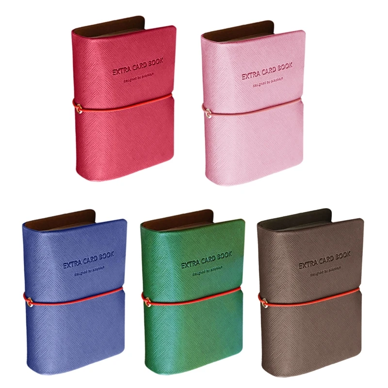 

30 Pockets Mini Card Cover Cards Protector Portable Business Card Holders