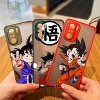 hot anime dragon ball boy for xiaomi redmi 10 9 9a 9c 9at 8 8a 7 7a 6 6a 5 plus 4x 2022 frosted translucent hard phone case capa