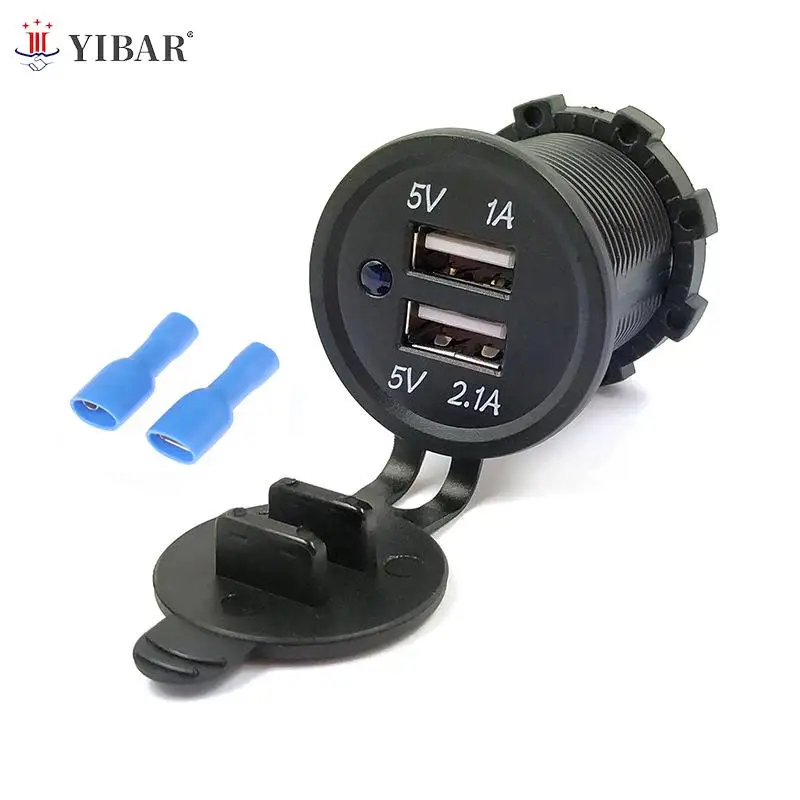 

Автомобильное зарядное устройство с двумя USB-портами, 12 В
