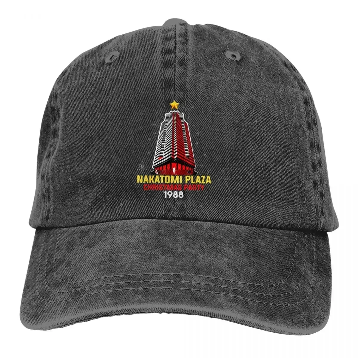 Постиранная мужская бейсболка Nakatomi Plaza Trucker Snapback Ковбойские кепки Dad Hat Die Hard Movie Party