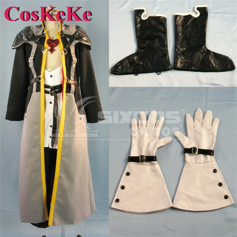 

【Customized】CosKeKe Anselm Cosplay Game Kingdom Hearts Costume Fashion Handsome Combat Uniforms Halloween Role Play Clothing New