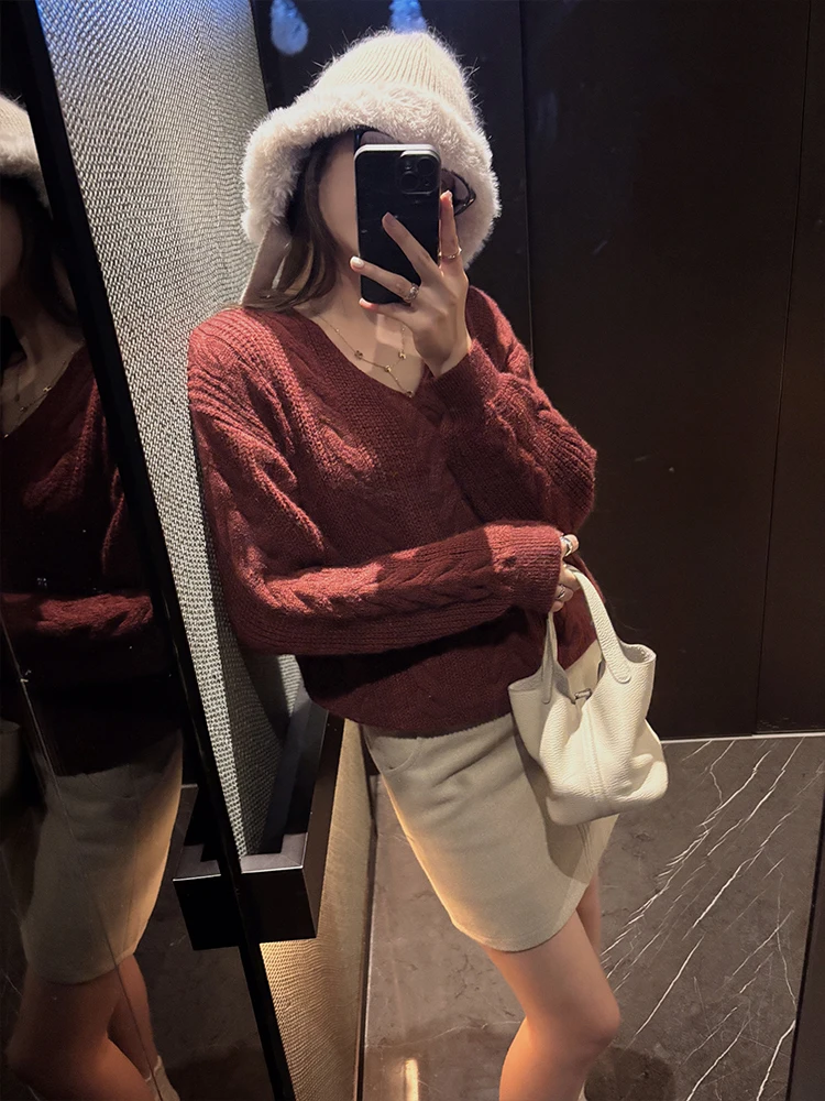 Autumn Furry Warm Earmuff Fisherman Hat Women 2024 Winter Plush Big Head Circumference Make Your Face Look Smaller Lei Feng