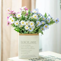 artificial daisy flowers outdoor spring decoration uv resistant flowers greenery shrub plant outside hanging garden window