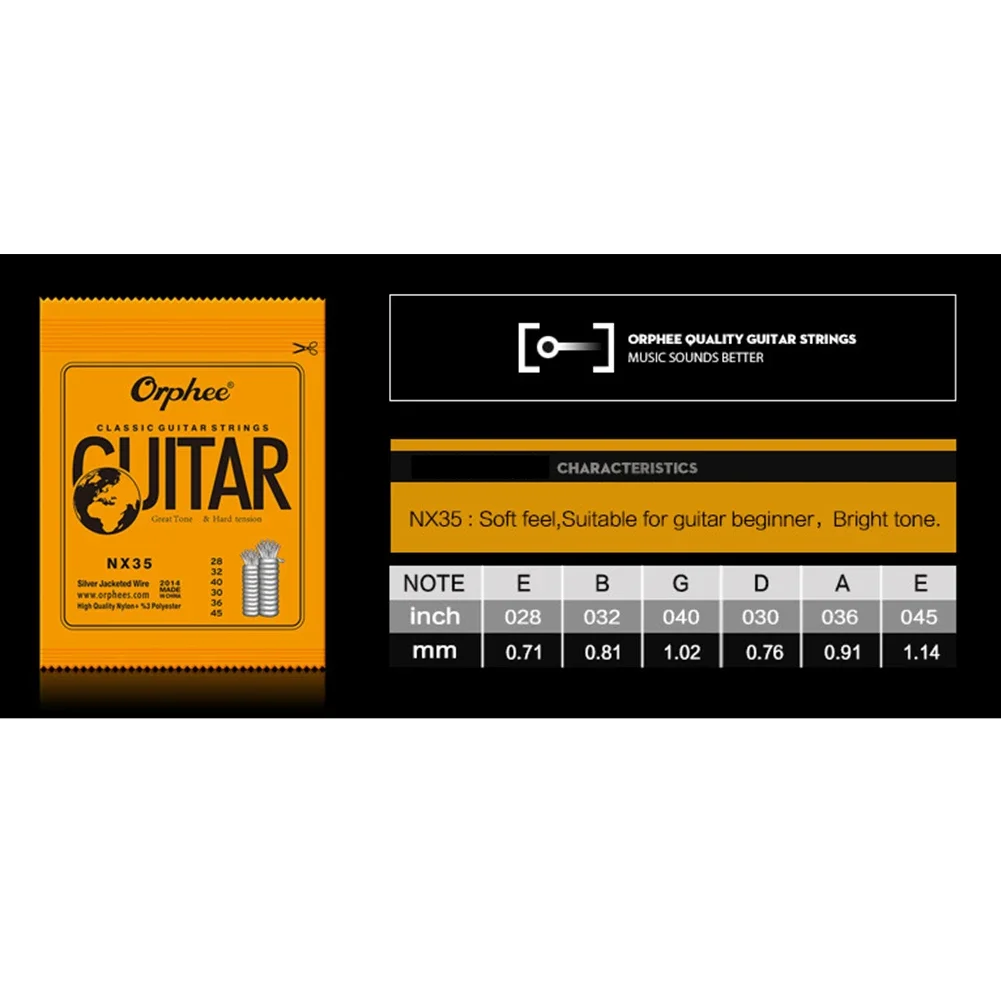 Сменная посеребренная медная гитарная струна для классических нейлоновых гитар